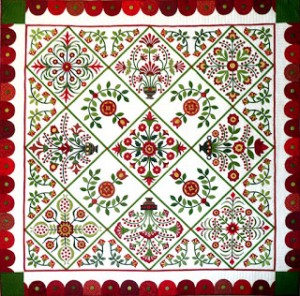 Sue Garman's Bed of Roses  Quilt